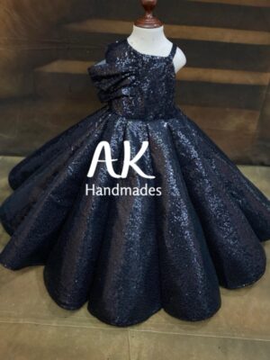 Panel Gown Baby Pink Dress